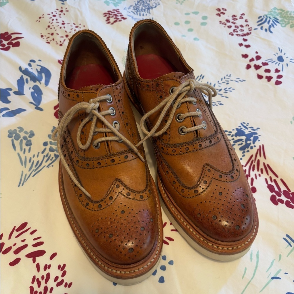 Grenson, Oxford Brogues Emily, EUC slight platform - Picture 8 of 11
